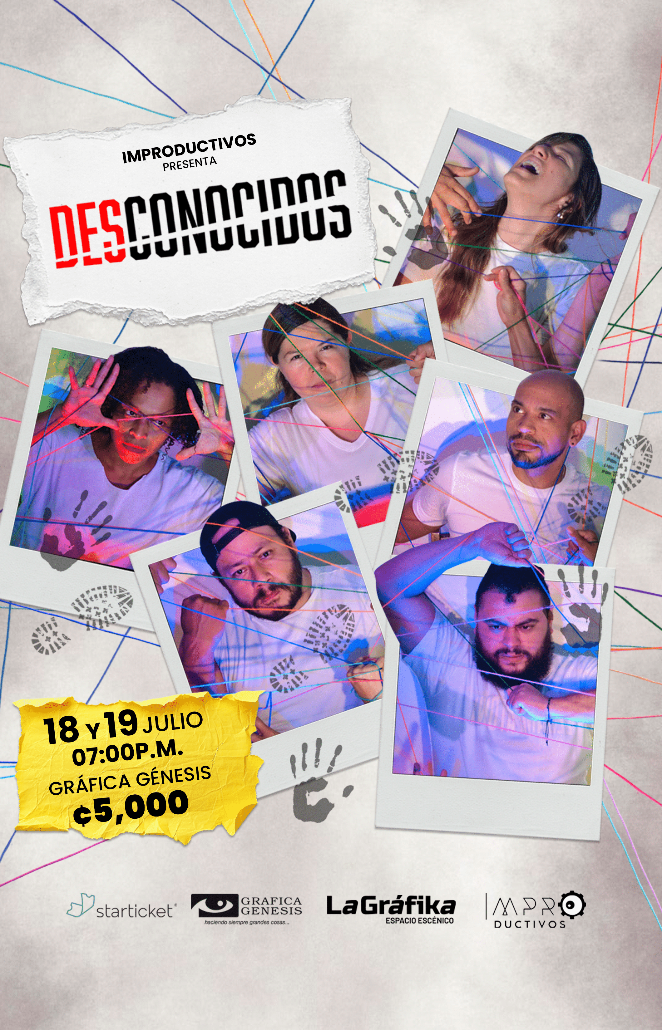 Afiche de la obra Desconocidos